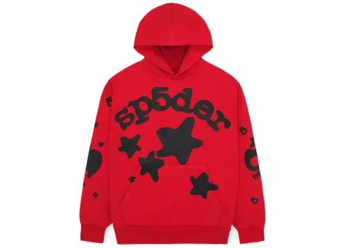 Sp5der Beluga Hoodie Red