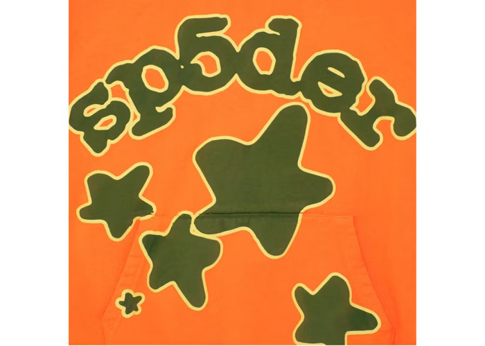 Sp5der Beluga Hoodie Orange