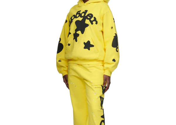 Sp5der Beluga Hoodie Yellow