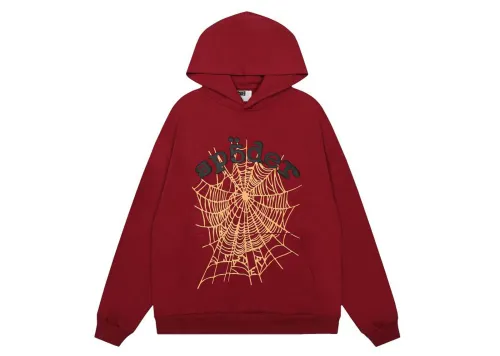 Sp5der OG Web V2 Hoodie Red