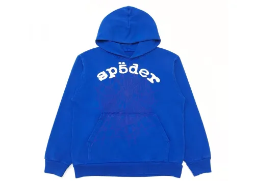 Sp5der Legacy Hoodie Blue