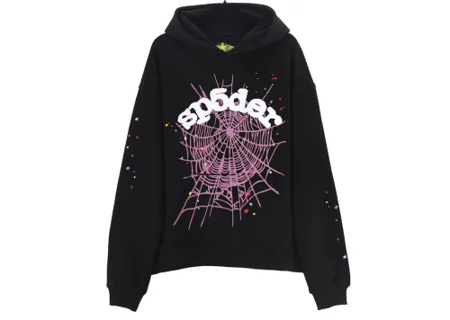 Sp5der Web Hoodie Black
