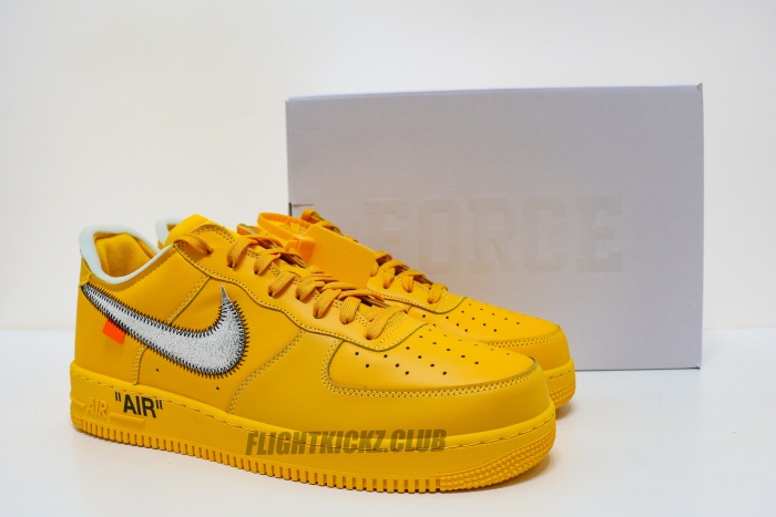 Off White x Air Force 1 “University Gold” 2021