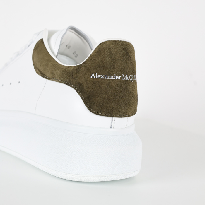 Alexande* McQuee* Oversized White Khaki
