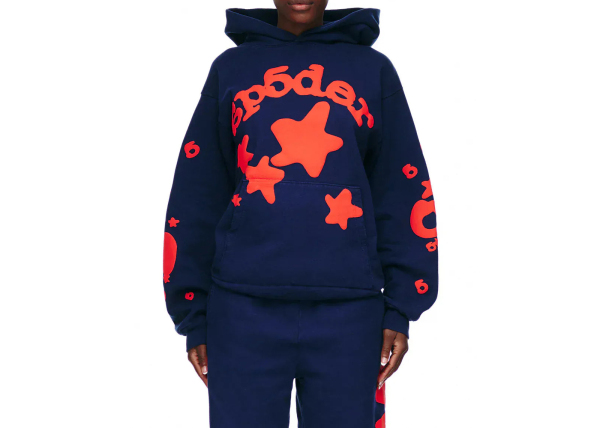 Sp5der Beluga Hoodie Navy