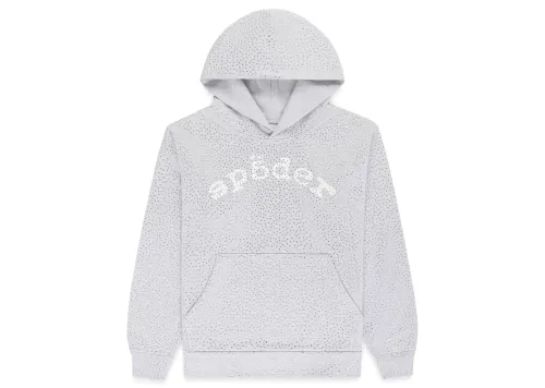Sp5der VVS Hoodie Heather Grey