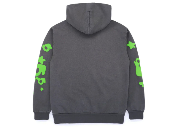 Sp5der Beluga Hoodie Slate Grey Green