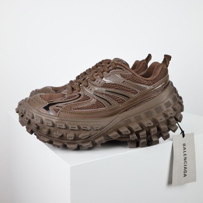 Balenciaga Brown Bouncer Sneakers