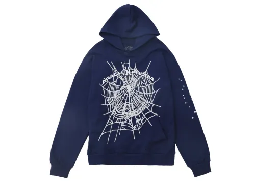 Sp5der Arach NY Phobia Hoodie Navy