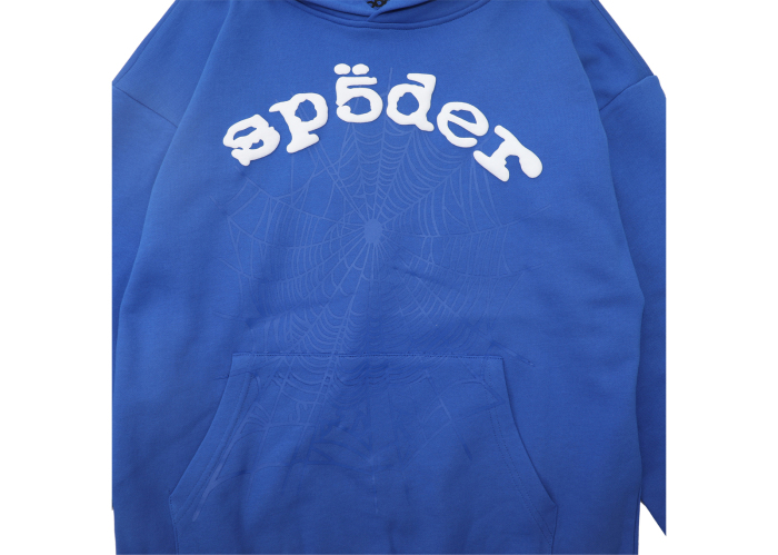 Sp5der Legacy Hoodie Blue