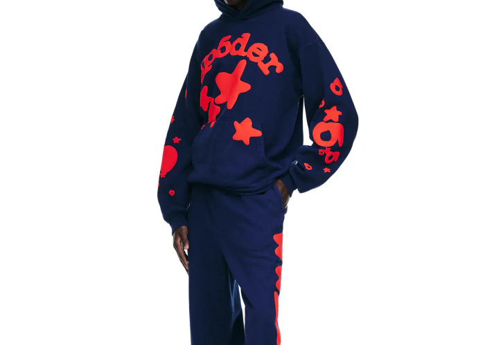 Sp5der Beluga Hoodie Navy