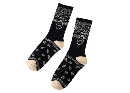 Travis Scott Catus Jack Paisley Sock