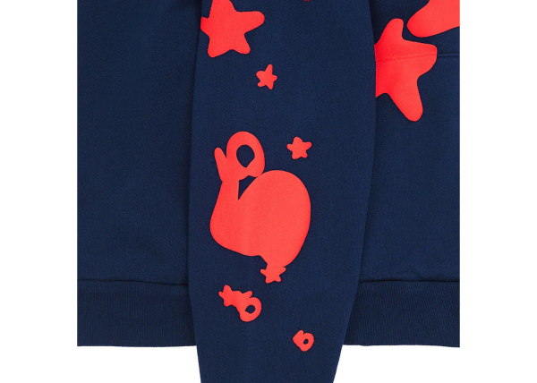 Sp5der Beluga Hoodie Navy