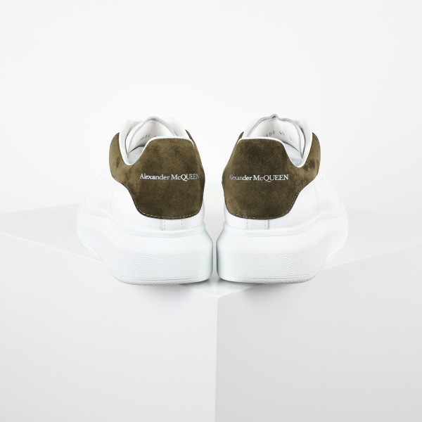 Alexande* McQuee* Oversized White Khaki