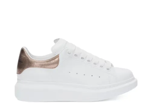 Alexander McQueen Oversized White Rose Gold Tab