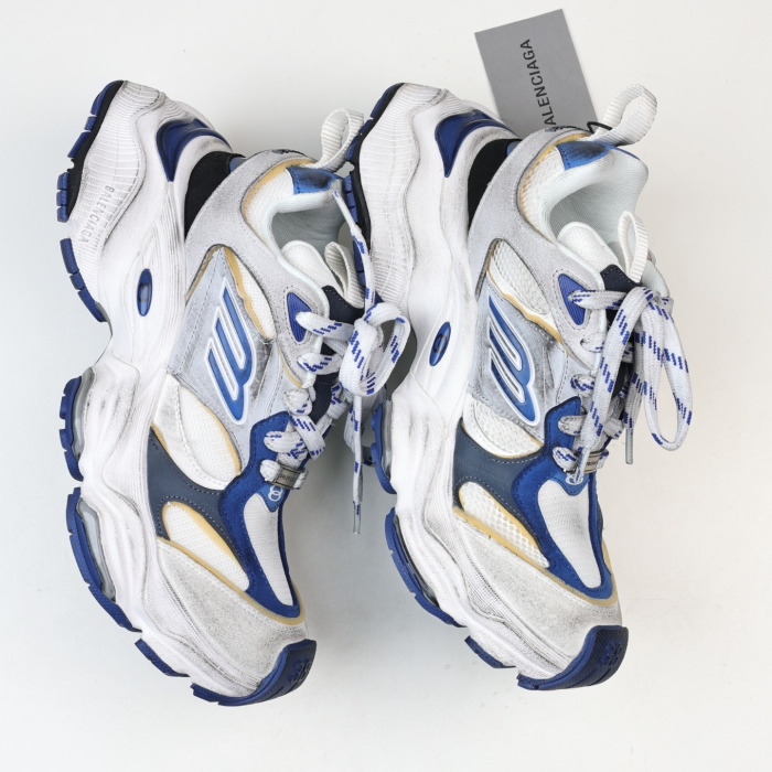 Balenciag* Cargo Sneaker Grey Blue