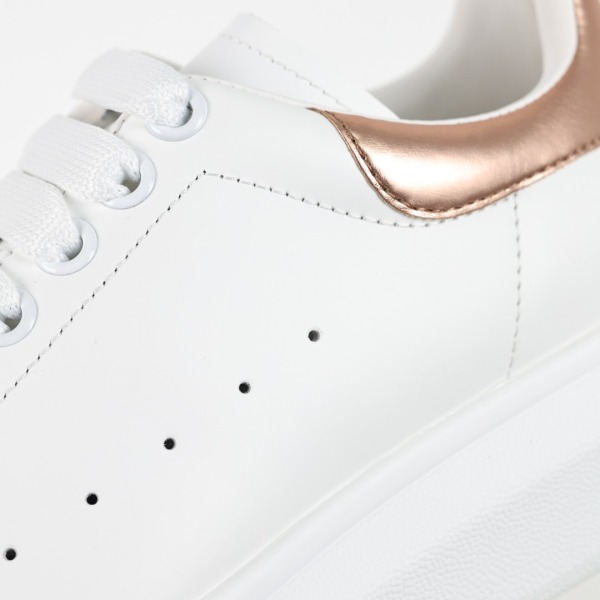 Alexander McQueen Oversized White Rose Gold Tab
