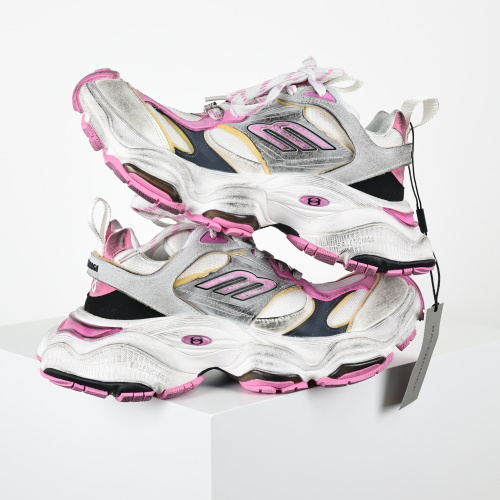 Balenciaga Wmns Cargo Sneaker in Grey Pink