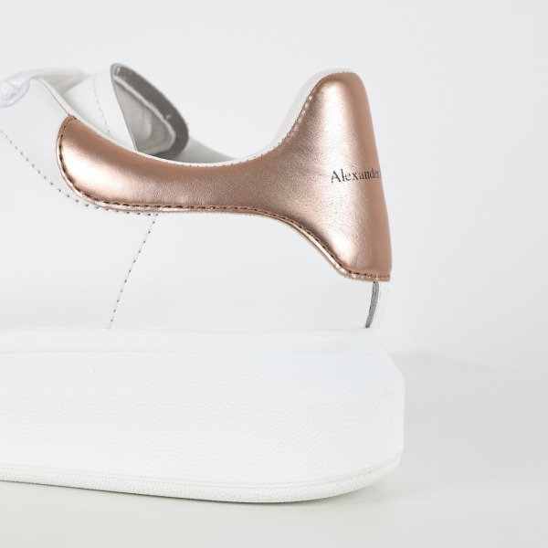 Alexander McQueen Oversized White Rose Gold Tab