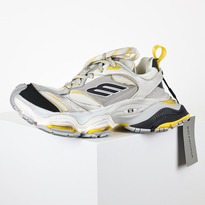 Balenciaga Cargo Sneaker Grey Black Yellow