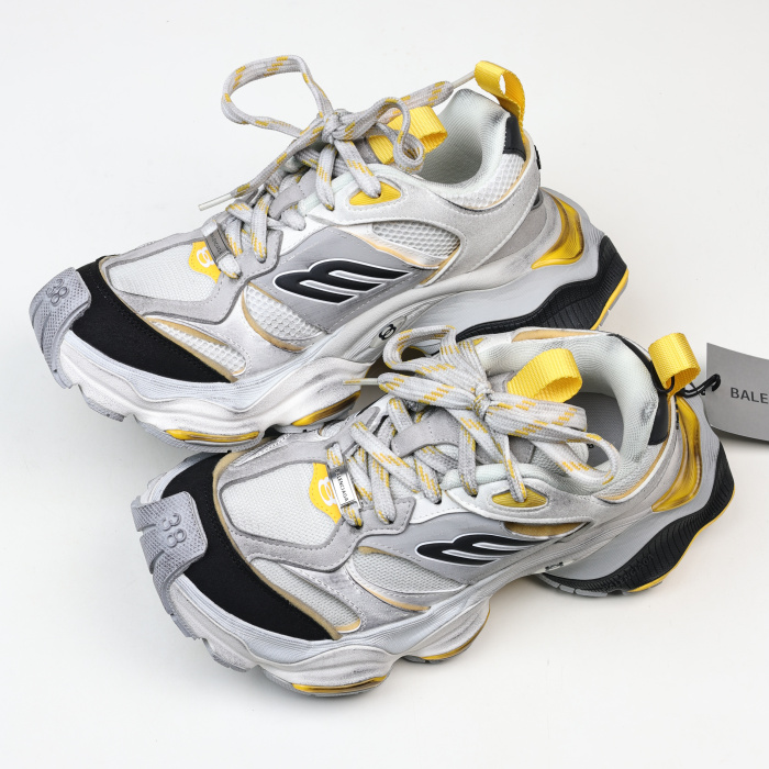 Balenciaga Cargo Sneaker Grey Black Yellow