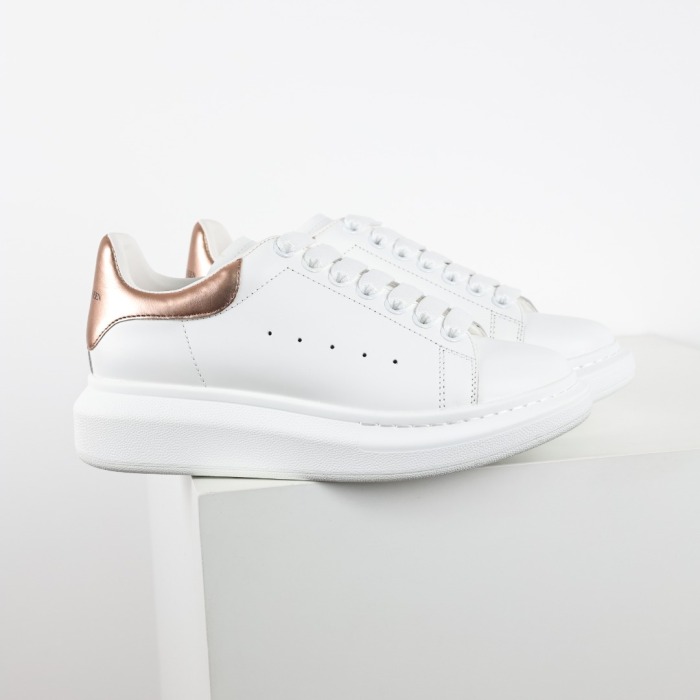 Alexander McQueen Oversized White Rose Gold Tab