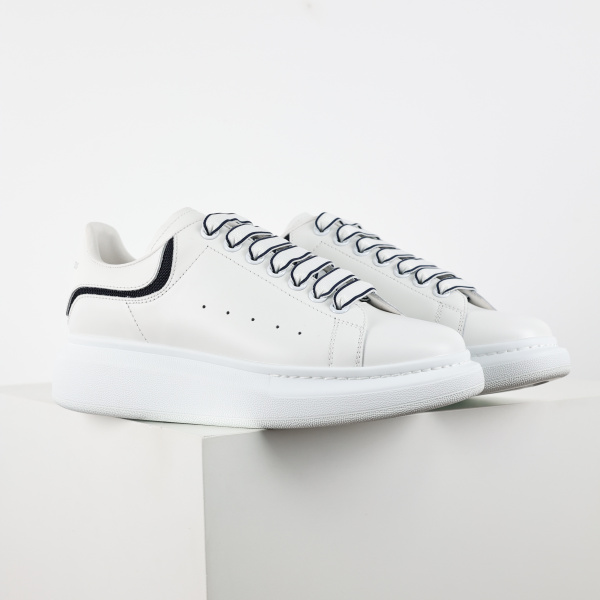 Alexande* McQuee* Oversized White Black Stripe