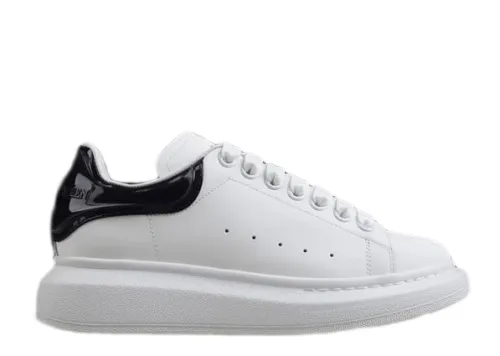 Alexande* McQuee* white satin black