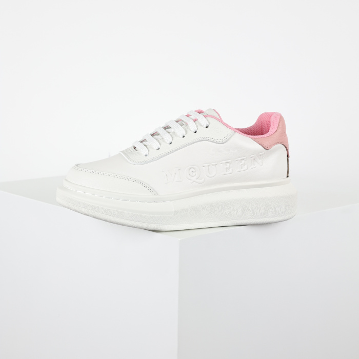 Alexande* McQuee* Oversized Retro White Pink