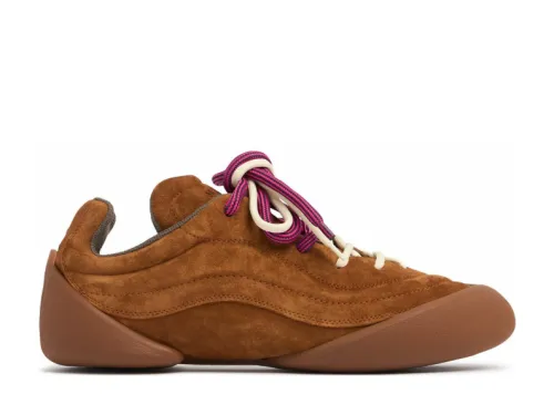Alexande* McQuee* Oversized Flexion Leather Sneakers