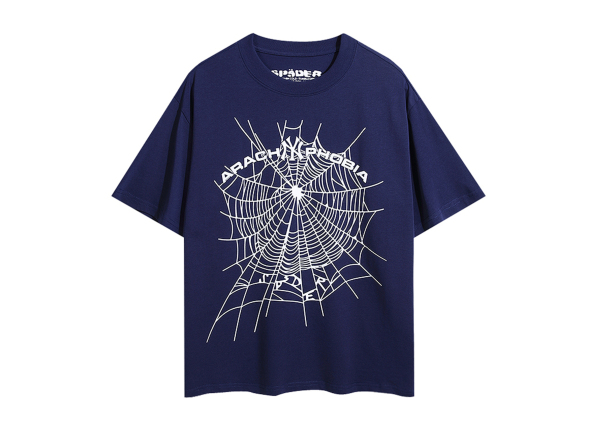 Sp5der T-Shirt Arach Phobia NewYork Navy