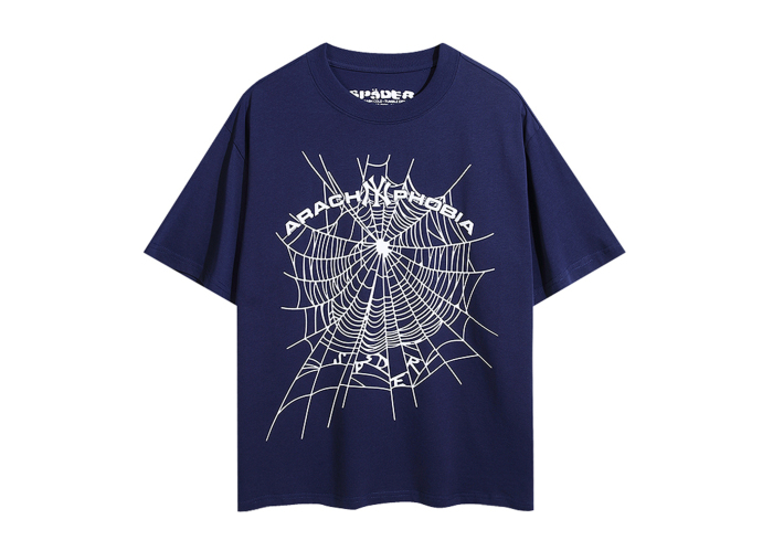 Sp5der T-Shirt Arach Phobia NewYork Navy