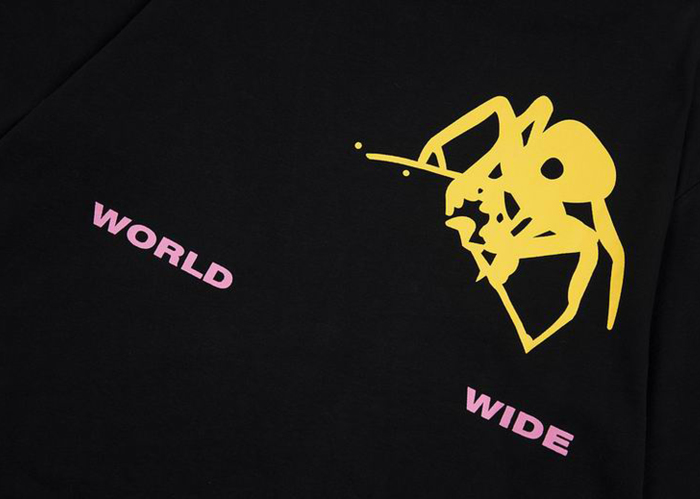 Sp5der T-Shirt Thug Angel Black & Brown & Navy