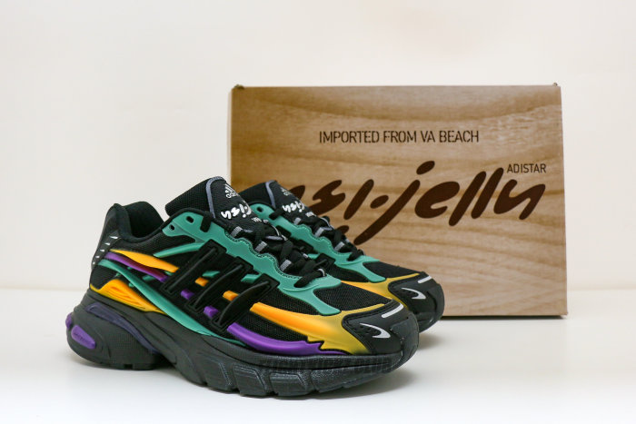 Pharrell Williams x Adidas Adistar Jellyfish Black Purple Onange