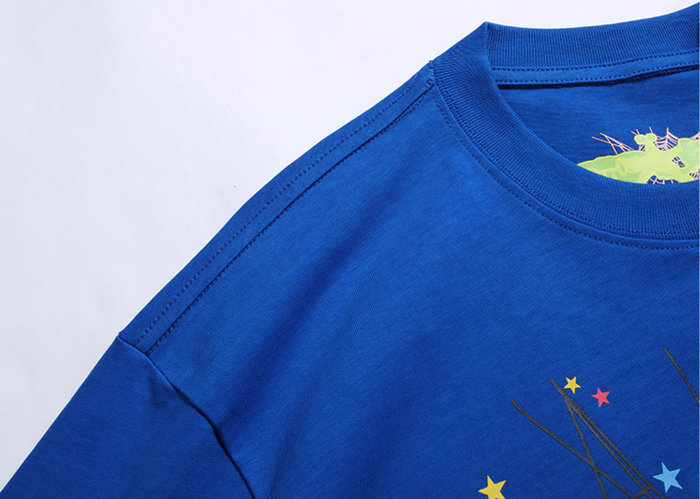 Sp5der T-Shirt Web Print Gothic TC Blue