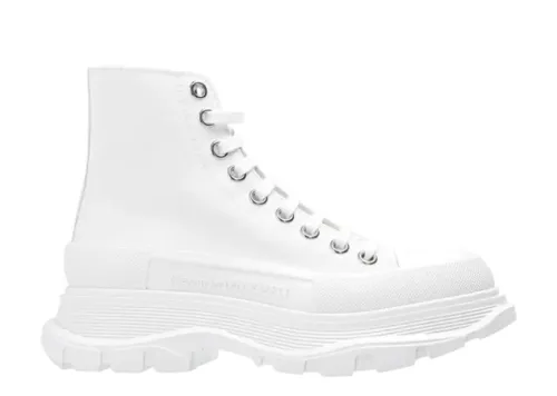 Alexande* McQuee* Wmns Tread Slick Boots 'White'