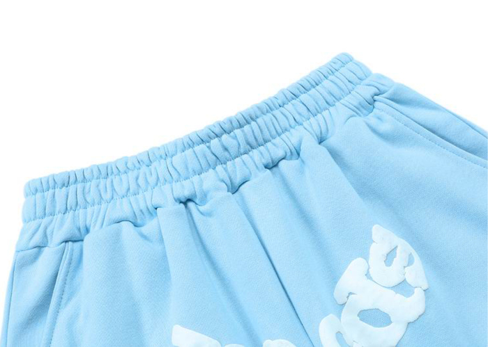 Sp5der OG Web V2 Sweatshort Dusty Blue