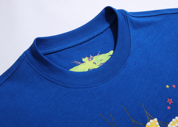 Sp5der T-Shirt Web Print Gothic TC Blue