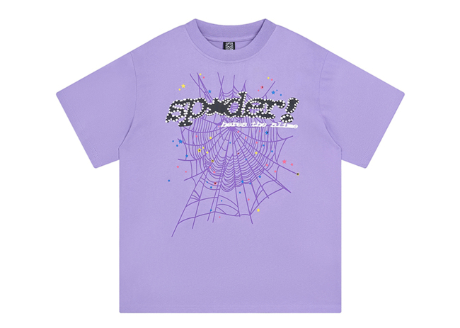 Sp5der T-Shirt Acai Purple