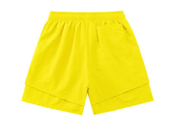 Sp5der OG Web Double Layer Short Yellow Black