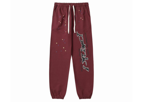 Sp5der Punk Sweatpant Reddish Brown