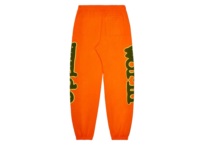 Sp5der World Beluga Sweatpants Orange
