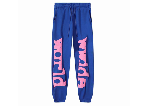 Sp5der Sweatpant Wordwide Star Beluga Blue