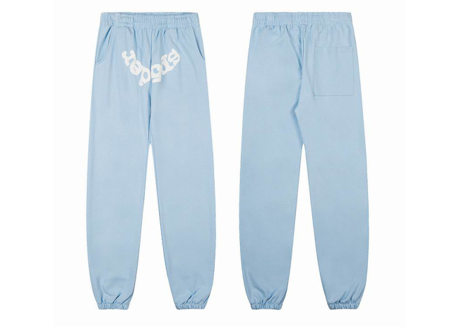 Sp5der Sweatpant Print Gothic Sky Blue