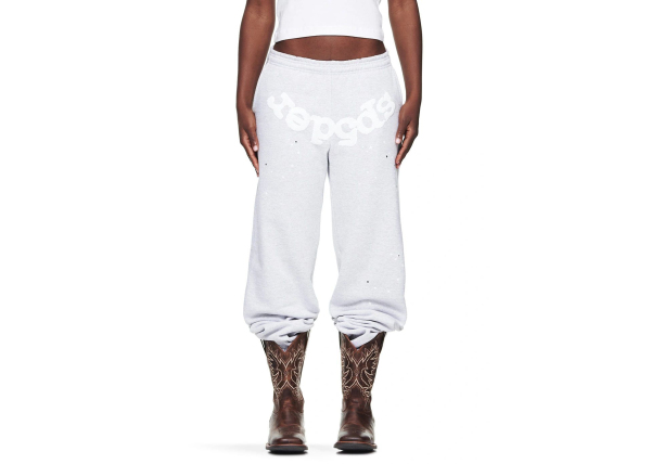 Sp5der Worldwide Sweatpant Gray