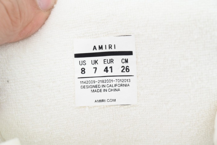 Amiri MA-1 'White Black Midsole'