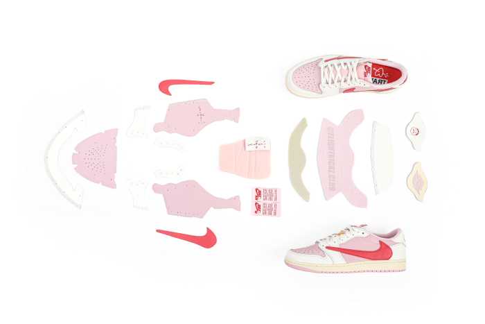 Travis Scott x Air Jordan 1 Low OG Shy Pink Pack Tropical Pink 2026 (A1)