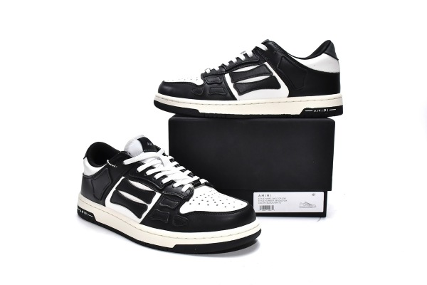 Amiri Skel Top Low 'Black White'