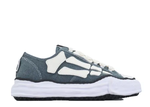 Mihara Yasuhiro x AMIRI Skel-Top Low Denim Blue NO.730
