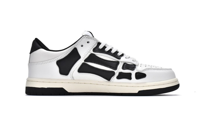 AMIRI Skel Top Low White Black